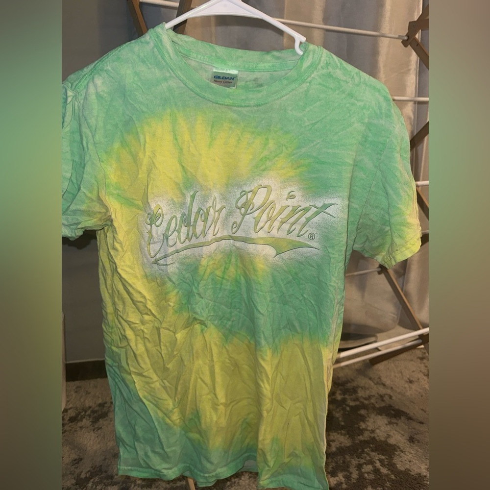 cedar point tie dye tee